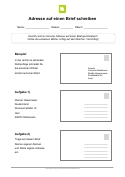 So schreibe ich eine Adresse auf einen Brief So schreibe ich eine Adresse auf einen Brief